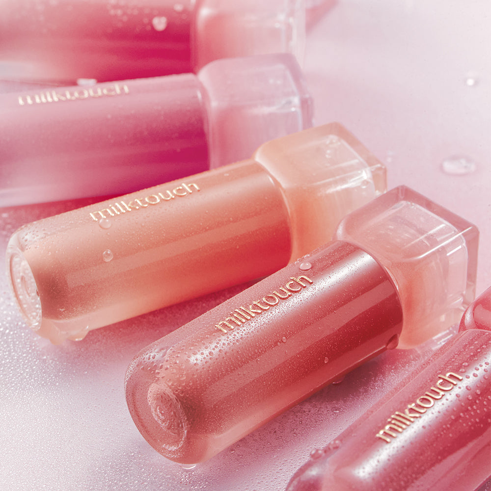 milktouch Dew Stain Sheer Lip Gloss 03 Peony Rain 4g