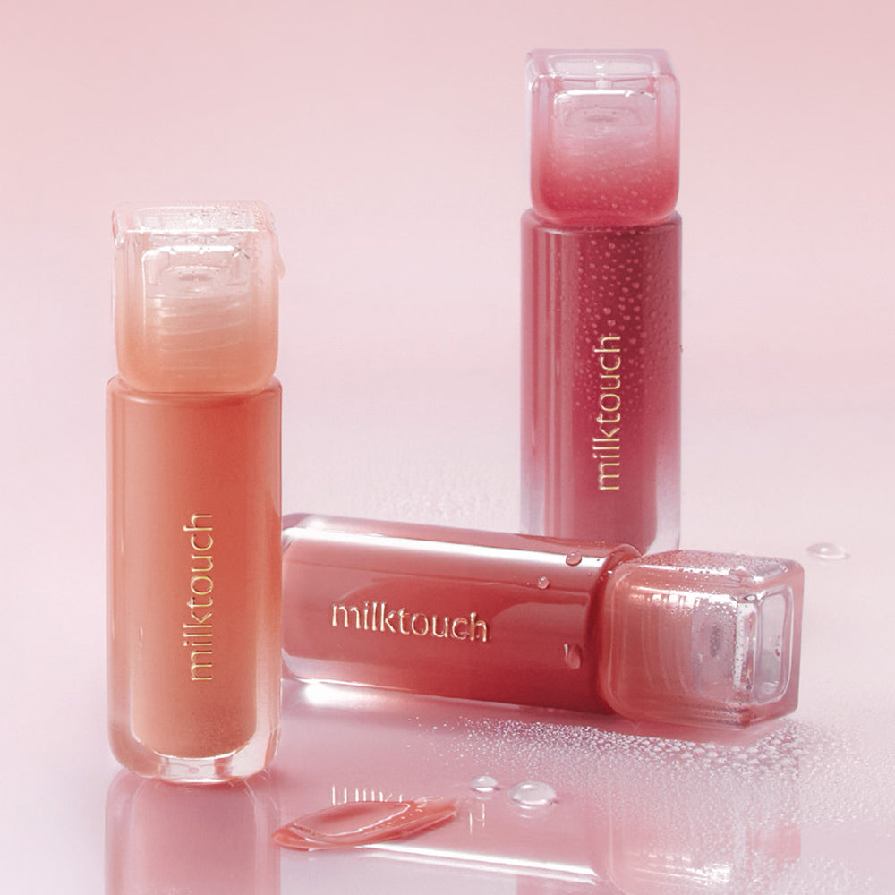 milktouch Dew Stain Sheer Lip Gloss 03 Peony Rain 4g