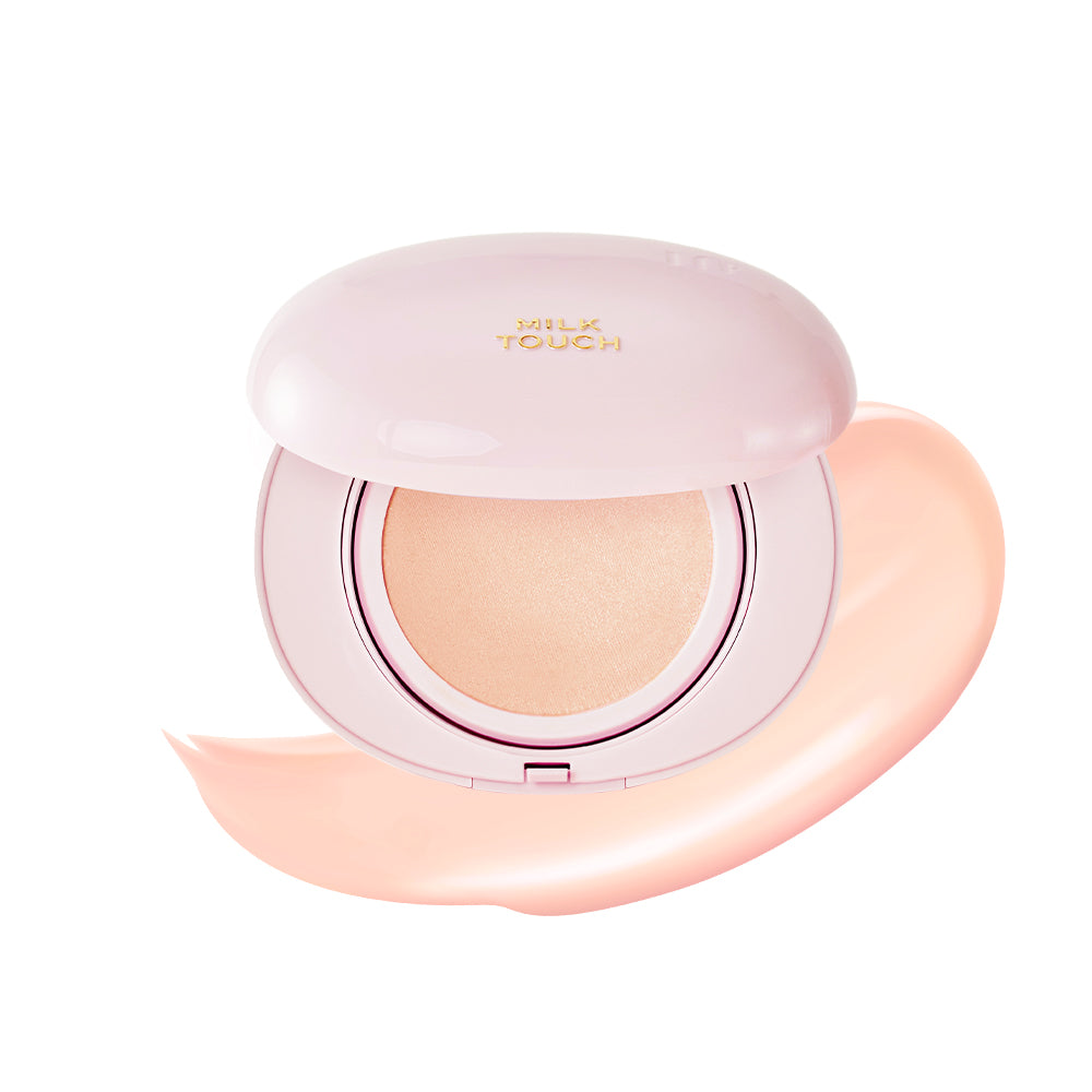 milk touch All-day Skin Fit Milky Glow Cushion 15g #19C Rosy Ivory