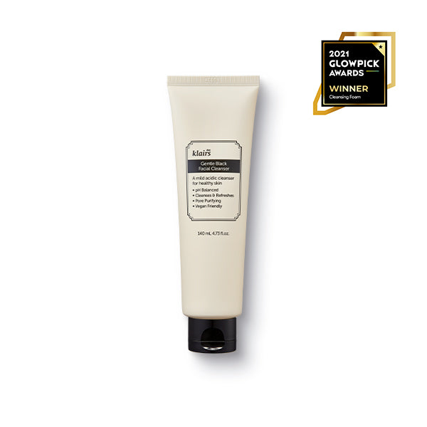 Dear, Klairs Gentle Black Facial Cleanser 140ml