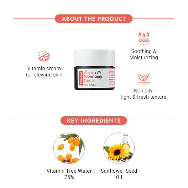 By Wishtrend Vitamin 75 Maximizing Cream 50 g