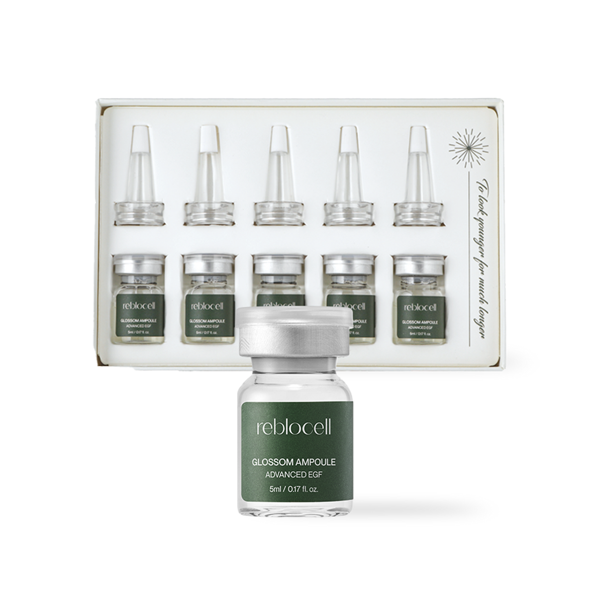 Reblocell Glossom Ampoule EGF 4ppm 5ml x 5