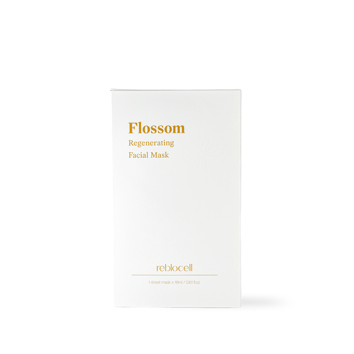 Reblocell Flossom Regenerating Facial Mask EGF 1ppm 1 Sheet