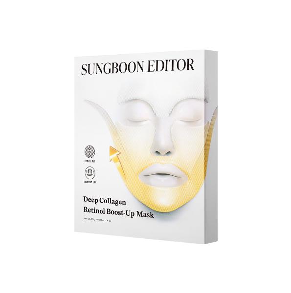 Sungboon Editor Deep Collagen Retinol Tension Boost Up Mask Set 4pcs