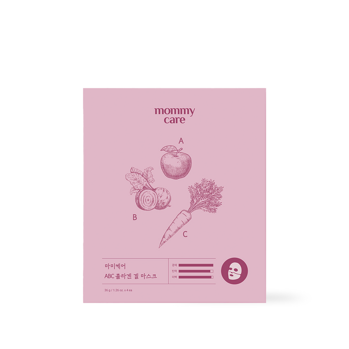 mommycare ABC Collagen Gel Mask 36g*4pcs