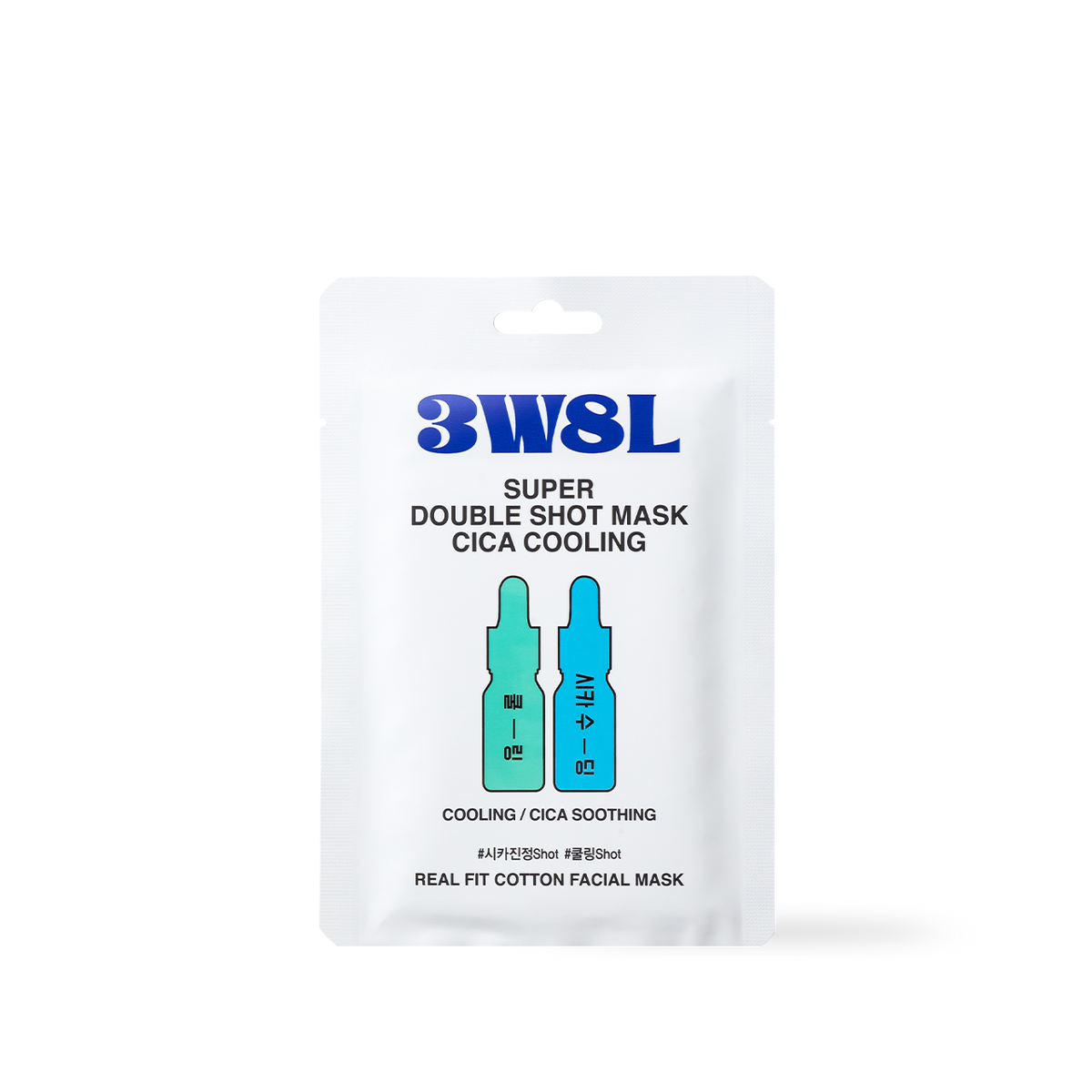 3W8L Super Double Shot Mask Cica Cooling 27ml