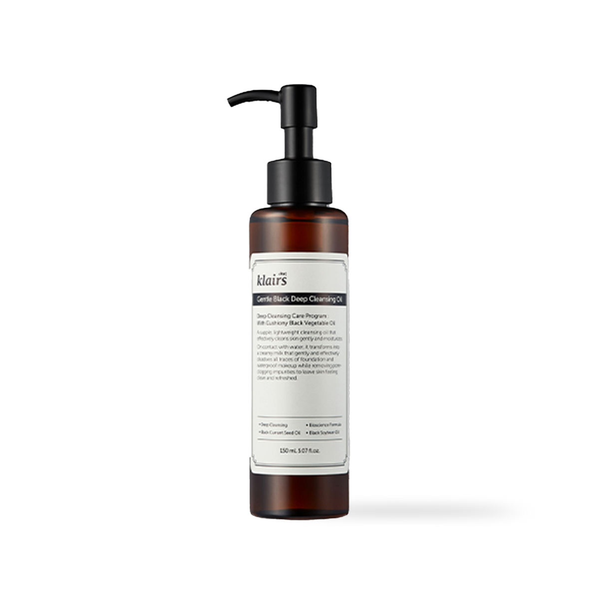 Dear, Klairs Gentle Black Deep Cleansing Oil 150ml