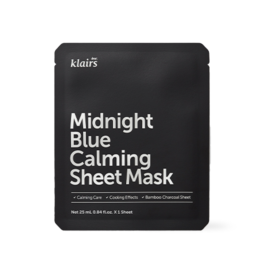 Dear, Klairs Midnight Blue Calming Sheet Mask 1EA