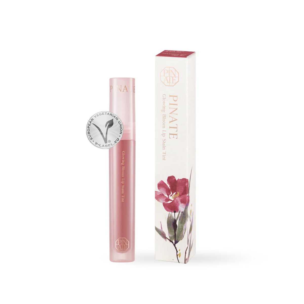 Pinate Glowing Bloom Lip Stain - 04 Crimson Red