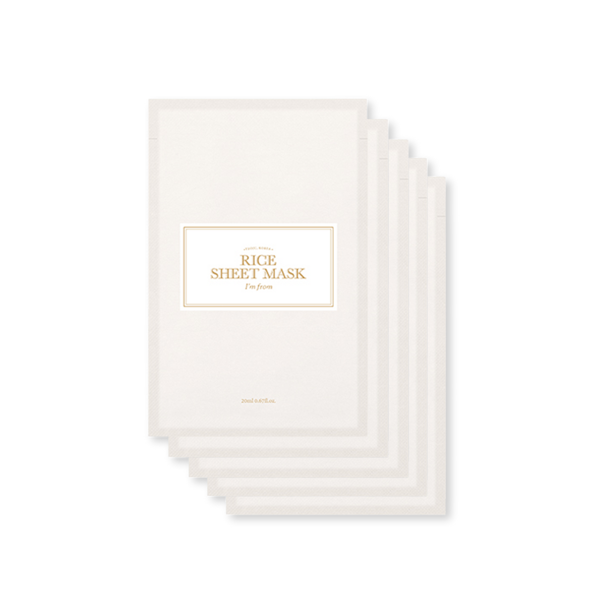 I'm From Rice Sheet mask Set (5ea)