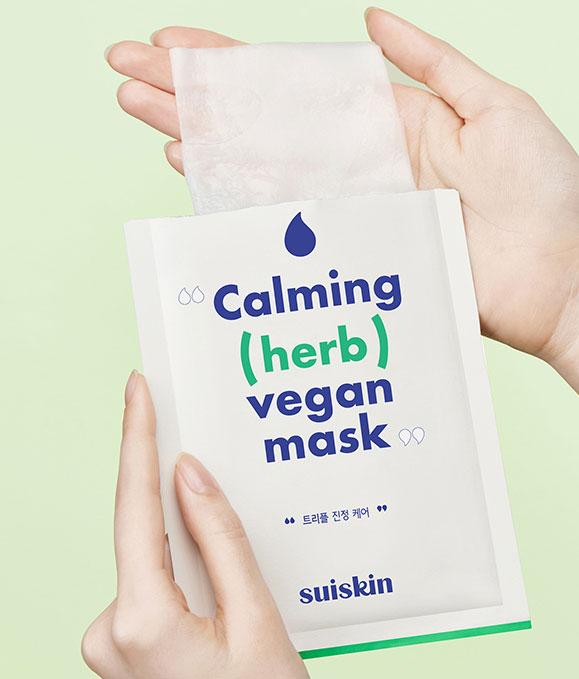 SUISKIN Calming (herb) Vegan Mask box