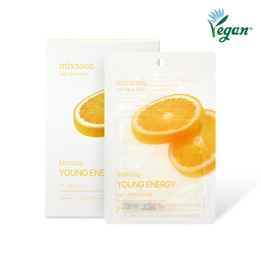 Mixsoon Daily Mask Pack Monday Young Energy 20ml*10ea