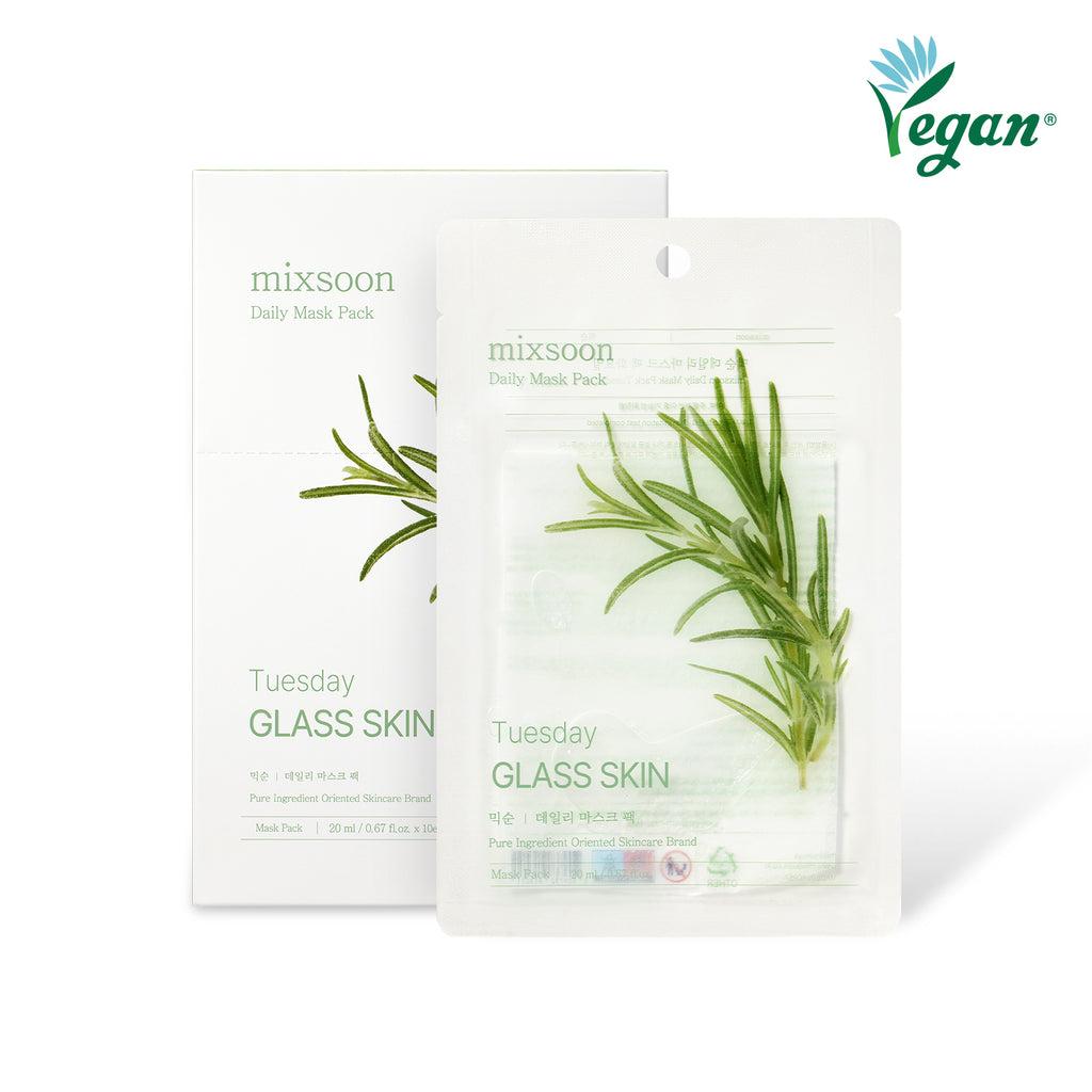 Mixsoon Daily Mask Pack Tuesday Glass Skin 20ml*10ea
