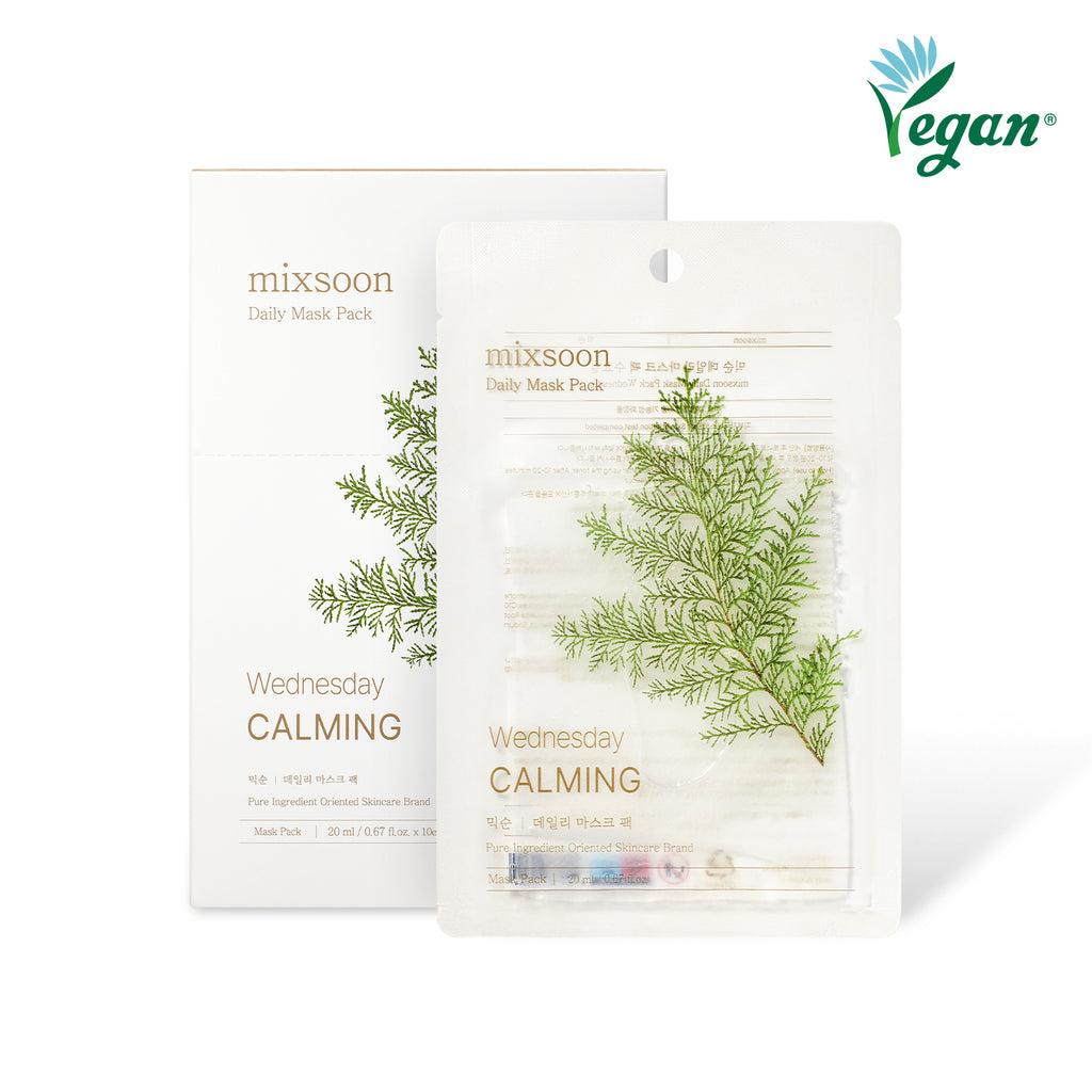 Mixsoon Daily Mask Pack_Wednesday_Calming 20ml*10ea_Brand