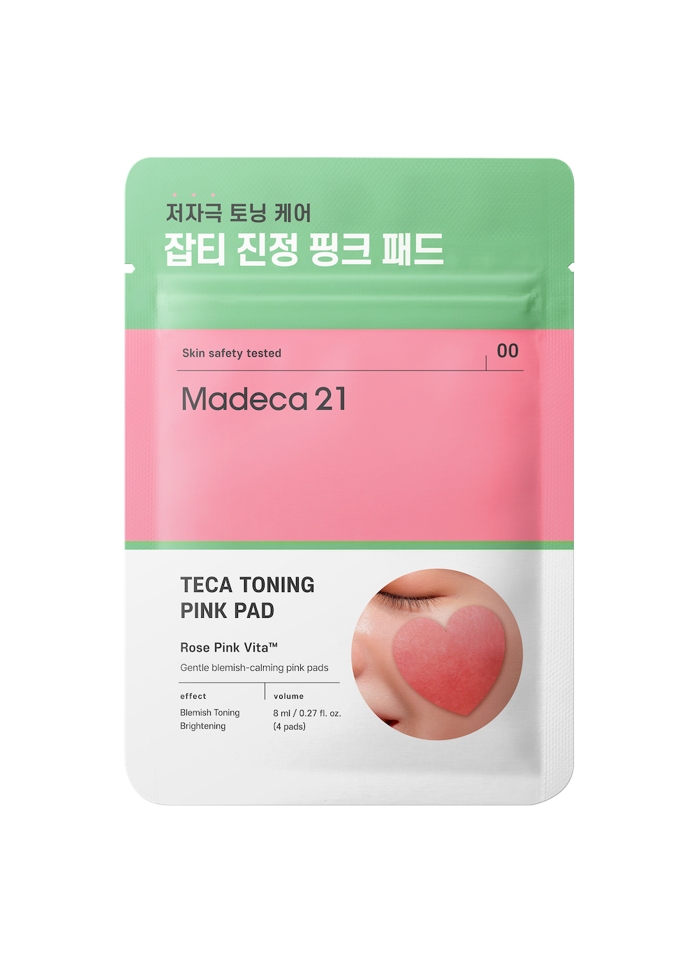 Madeca21 Teca Toning Pink Pad 4ea