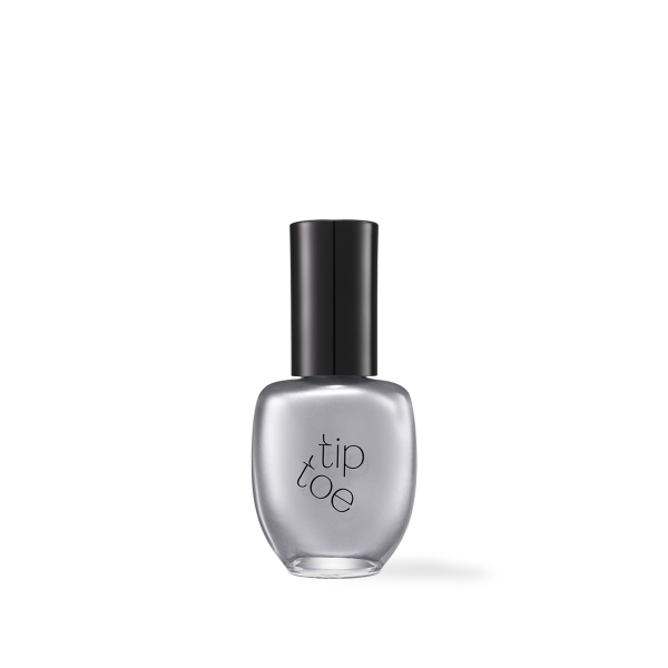 Tiptoe Nail Polish 303 Silver Shaker 10g