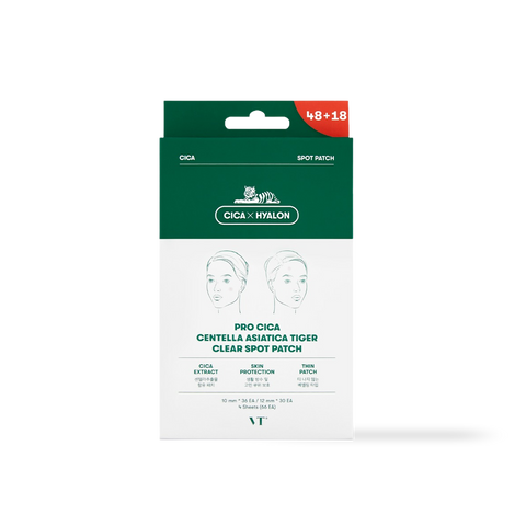 VT Cosmetics PRO CICA Centella Asiatica Tiger Clear Spot Patch 66ea