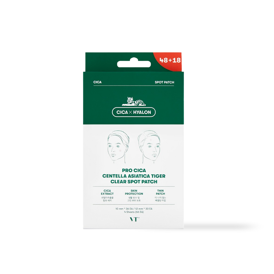 VT Cosmetics PRO CICA Centella Asiatica Tiger Clear Spot Patch 66ea