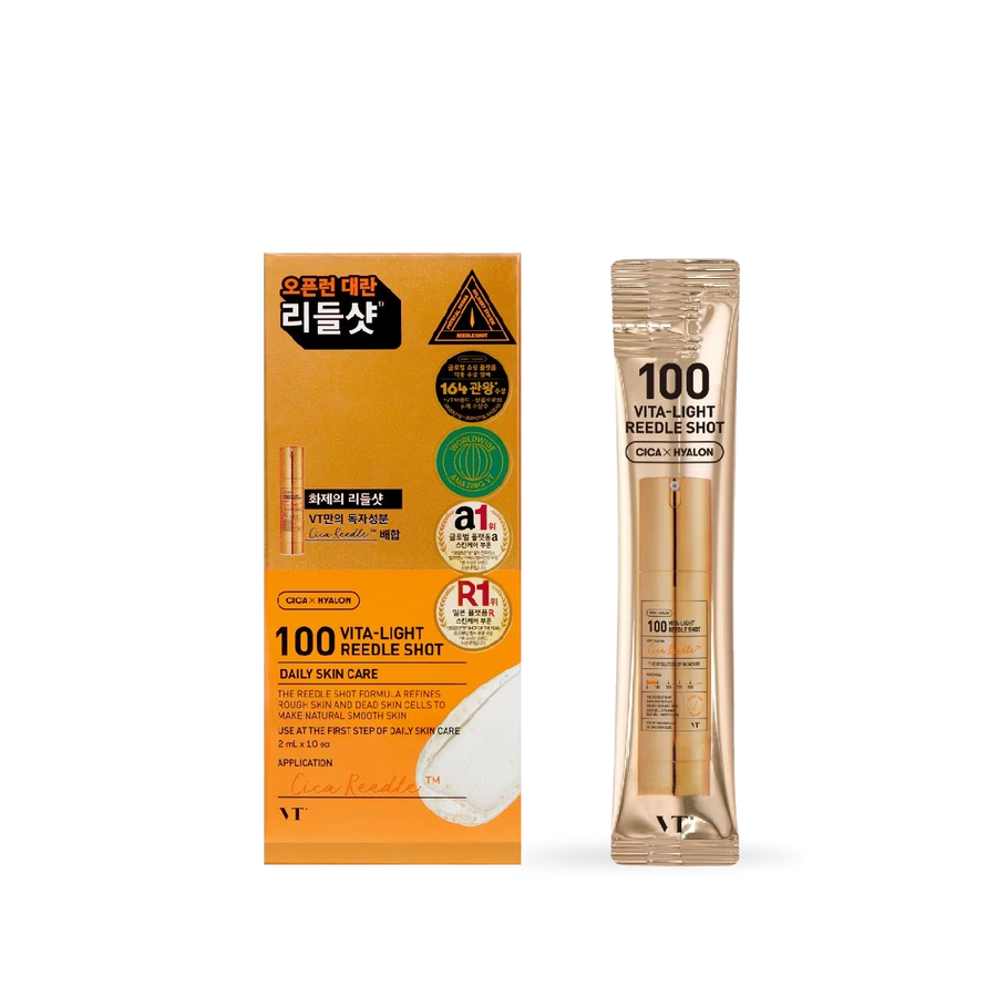 VT Cosmetics 100 VITA-LIGHT Reedle shot 10ea