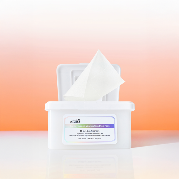 Dear, Klairs Freshly Juiced Vitamin Skin Prep Pads 290 mL 80Pads