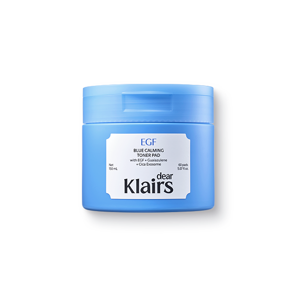 Dear, Klairs EGF Blue Calming Toner Pad 150 ml 60 Pads