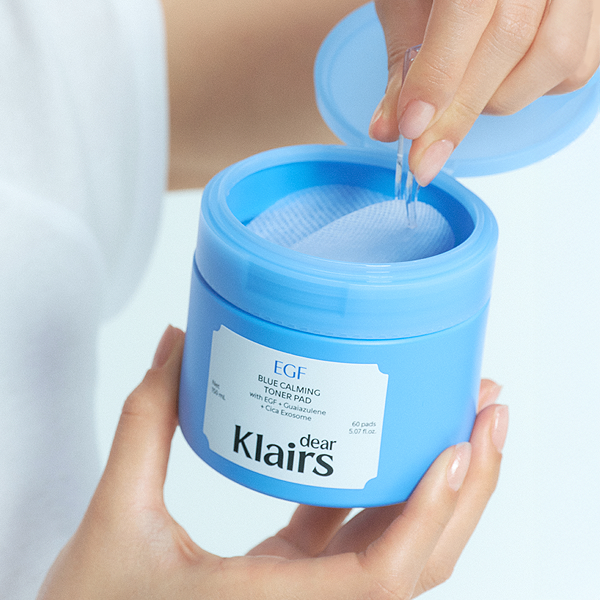Dear, Klairs EGF Blue Calming Toner Pad 150 ml 60 Pads