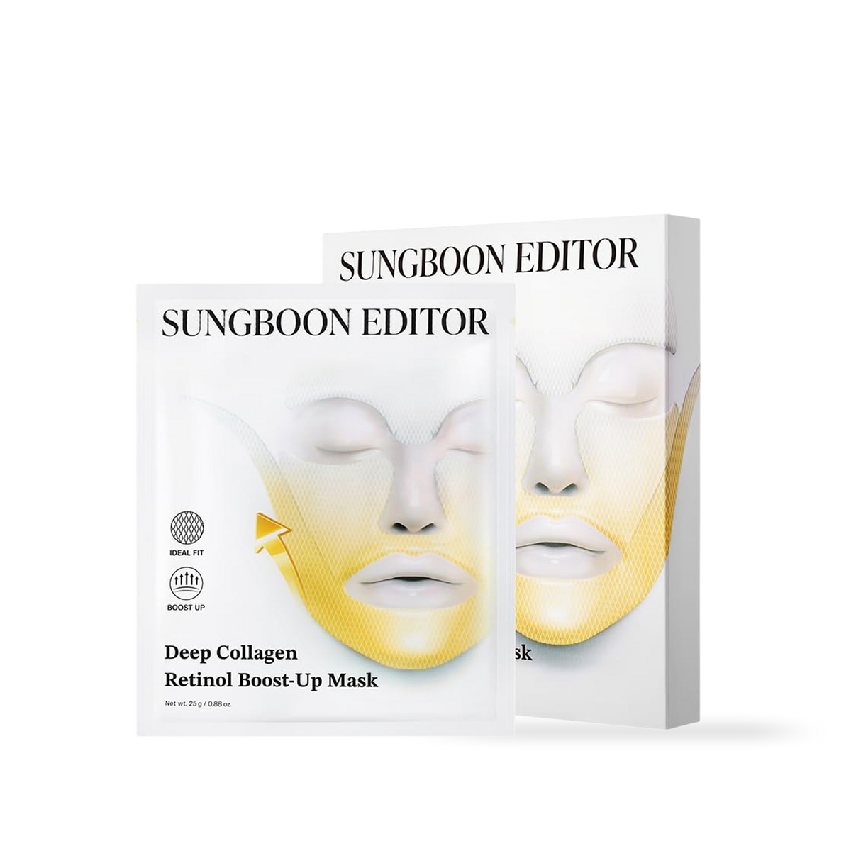 Sungboon Editor Deep Collagen Retinol Tension Boost Up Mask Set 4pcs