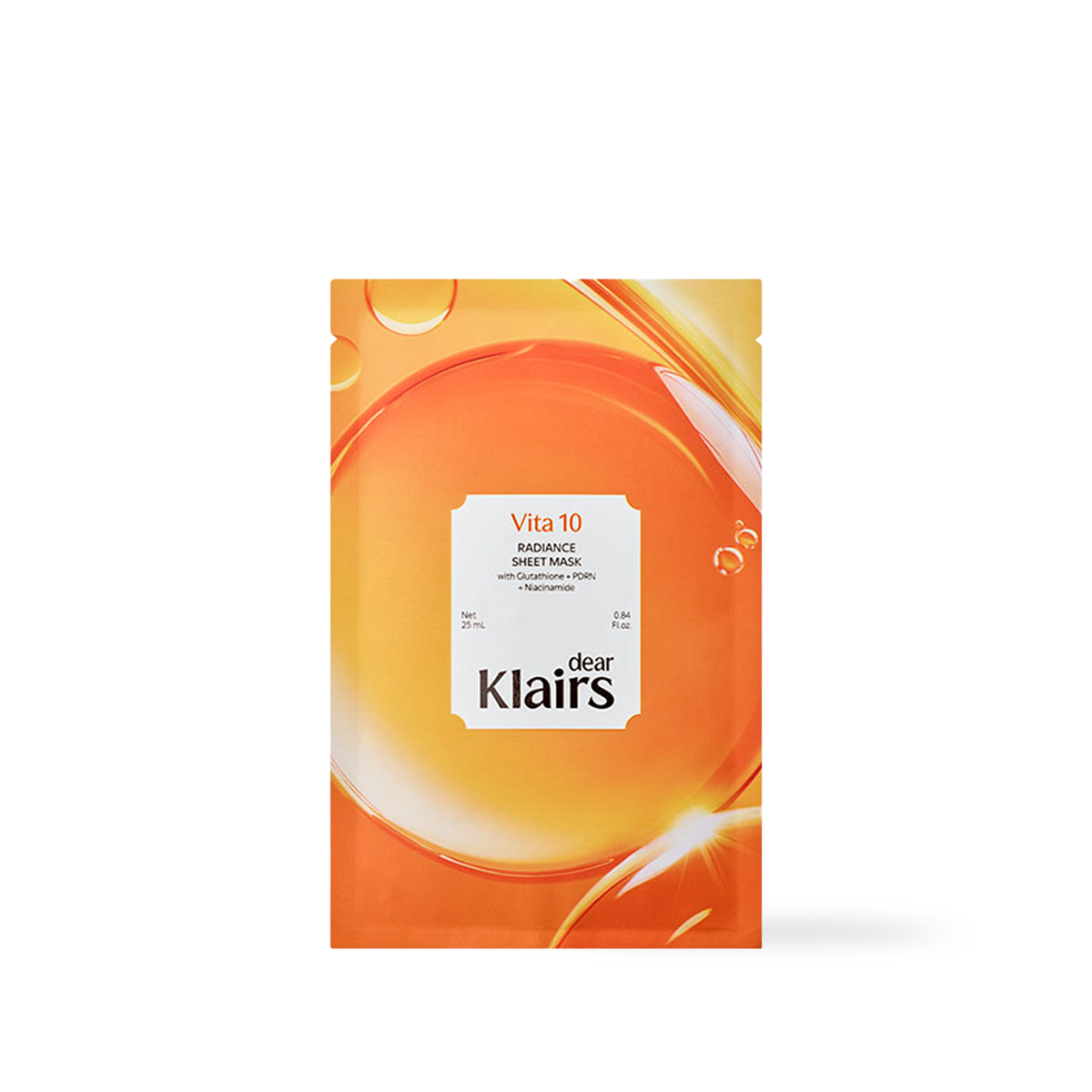 Dear, Klairs Vita 10 Radiance Sheet Mask 25 ml