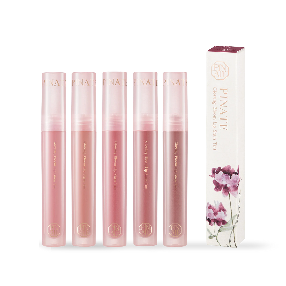 Pinate Glowing Bloom Lip Stain - 5 Colors