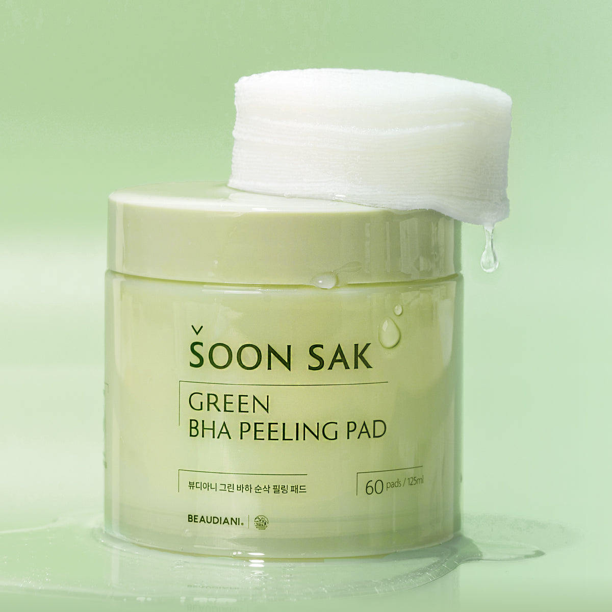Beaudiani Green BHA Soon Sak Peeling Pad 60ea