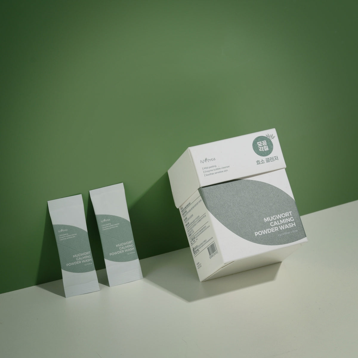 Isntree Mugwort Calming Powder Wash 1g*25ea