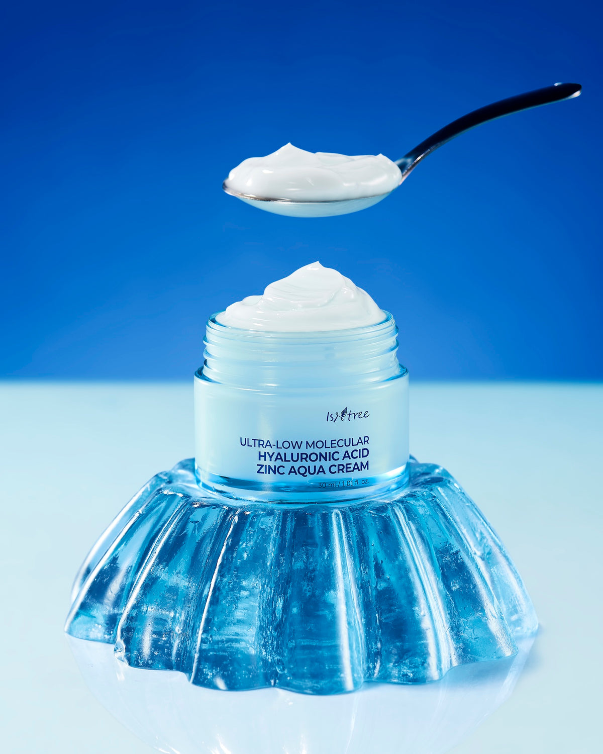 Isntree Ultra-Low Molecular Hyaluronic Acid Zinc Aqua Cream 80ml