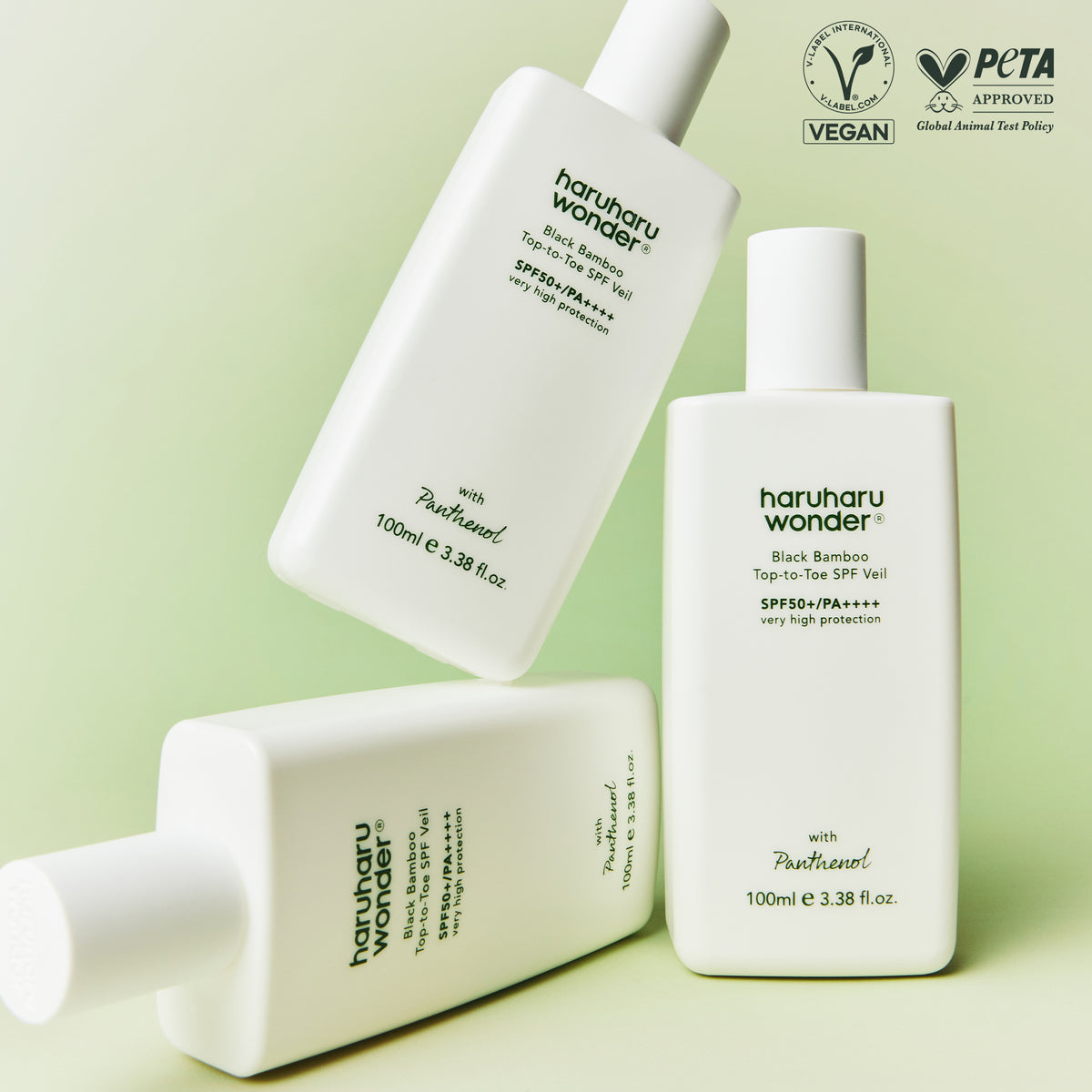 Haruharu Wonder Black Bamboo Top-to-Toe SPF Veil 100ml