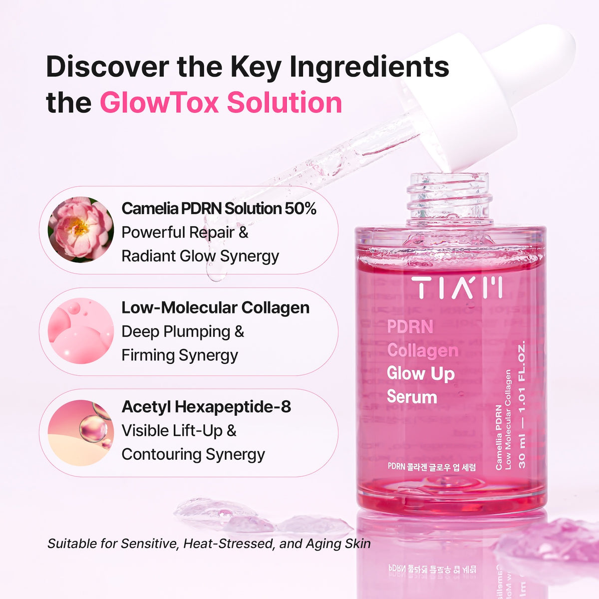 TIAM PDRN Collagen Glow Up Serum 30ml