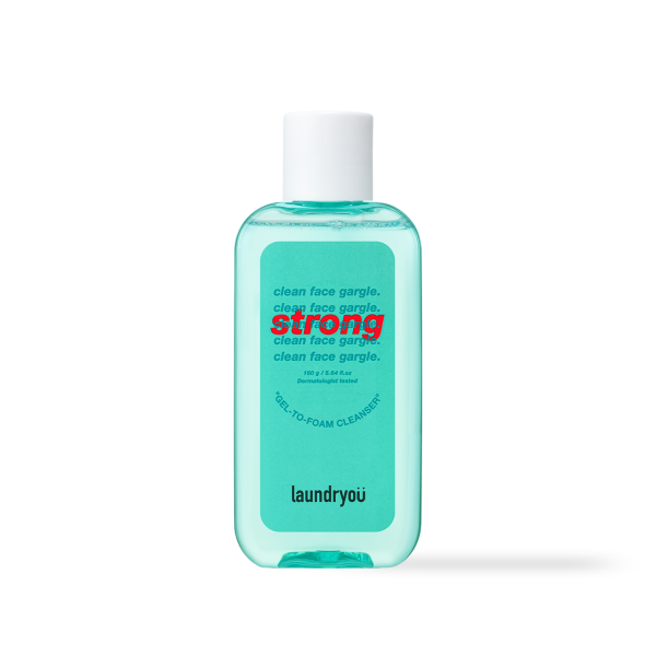 Laundryou Clean Face Gargle Gel-to-Foam Cleanser Strong 160g
