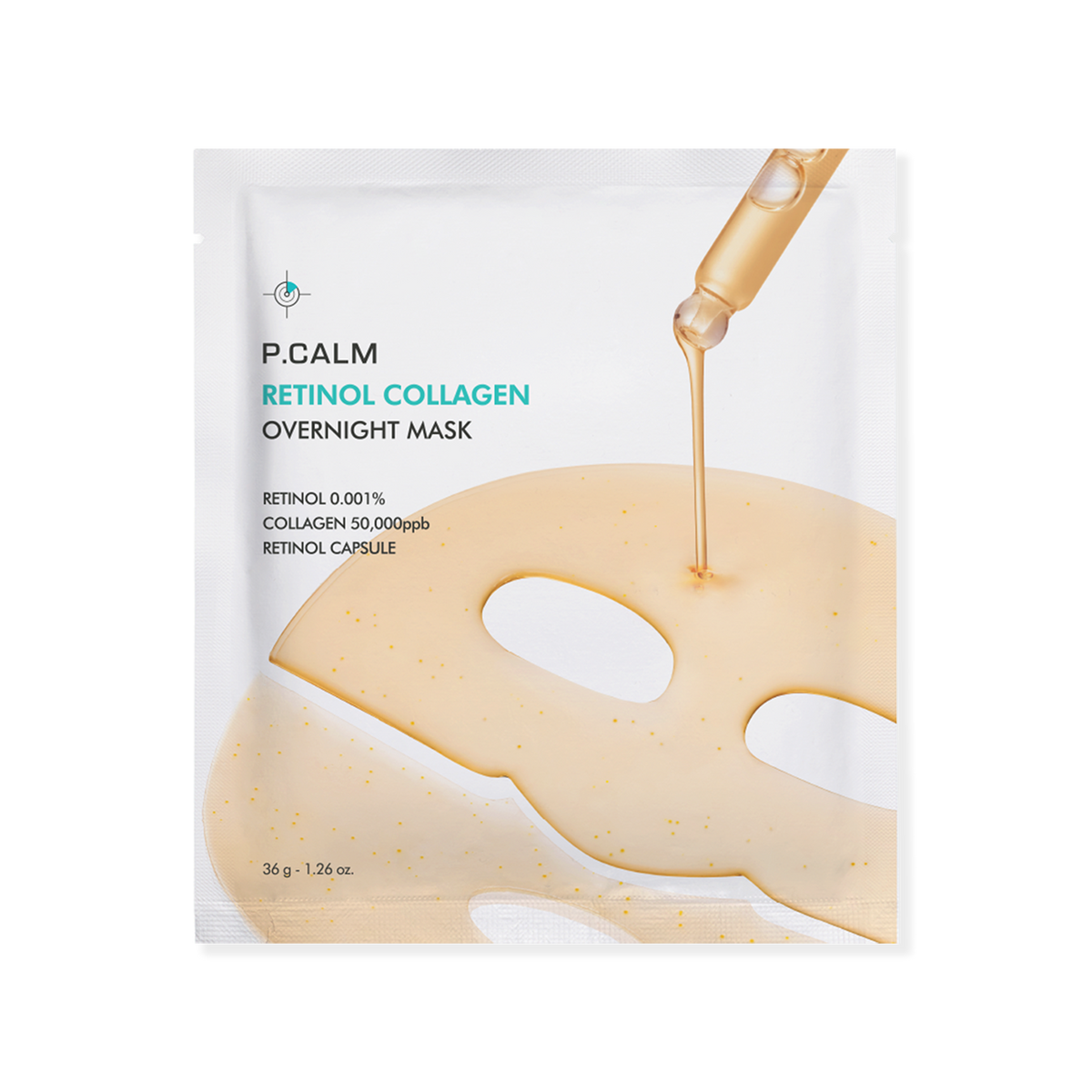 P.CALM Retinol Collagen Overnight Mask 36g*4