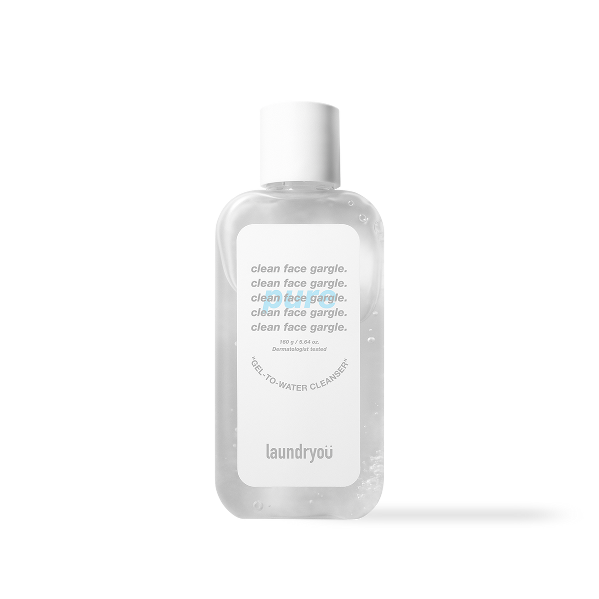 Laundryou Clean Face Gargle Gel-to-Foam Cleanser PURE 160g