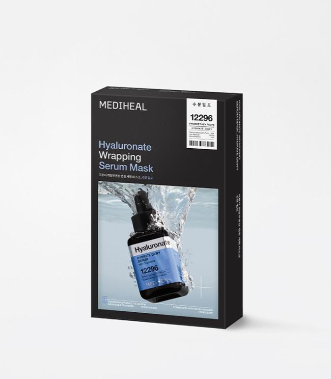 Mediheal Hyaluronate Wrapping Serum Mask Hydrate Dewy 10ea