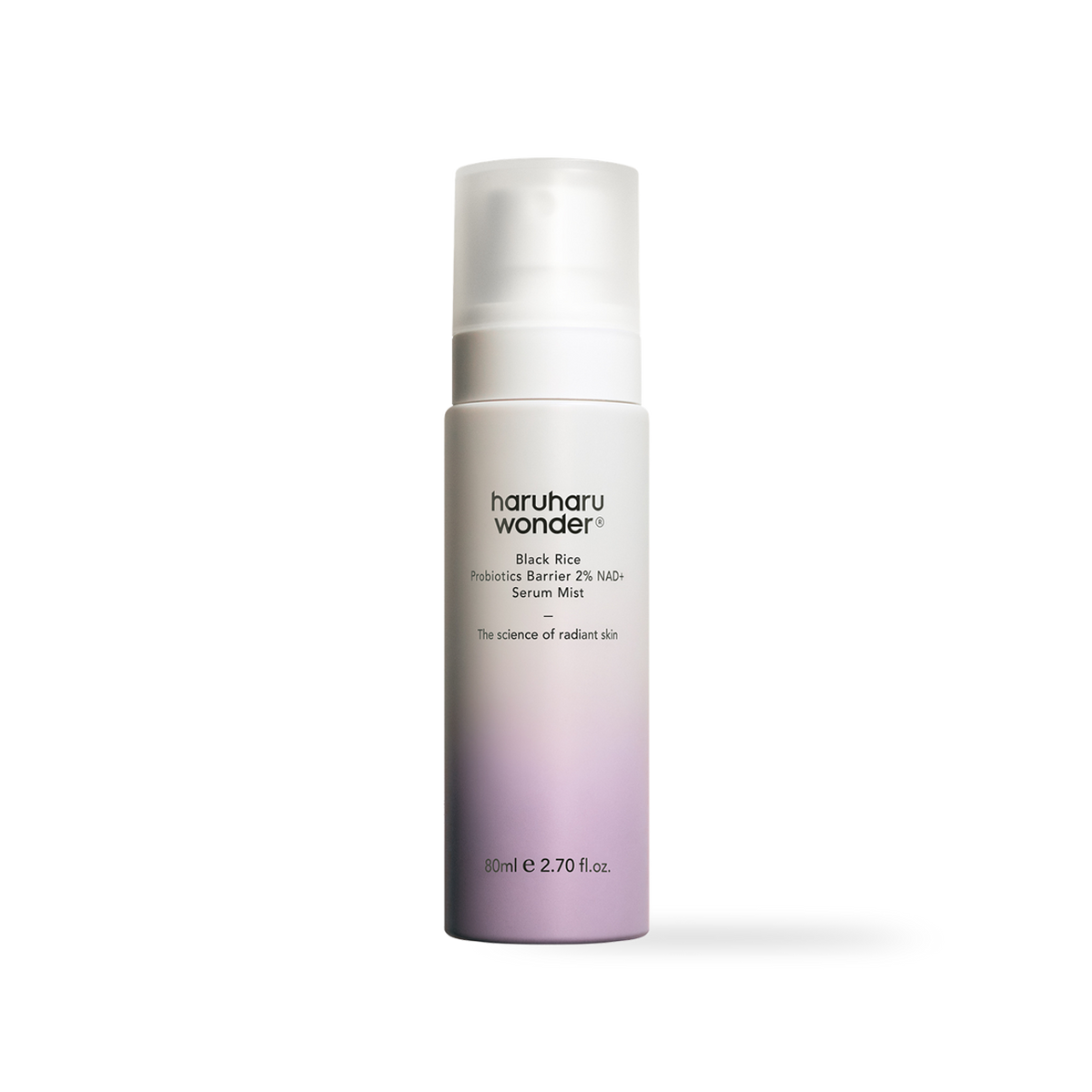 Haruharu Wonder Black Rice Probiotics Barrier 2% NAD + Serum Mist 80ml