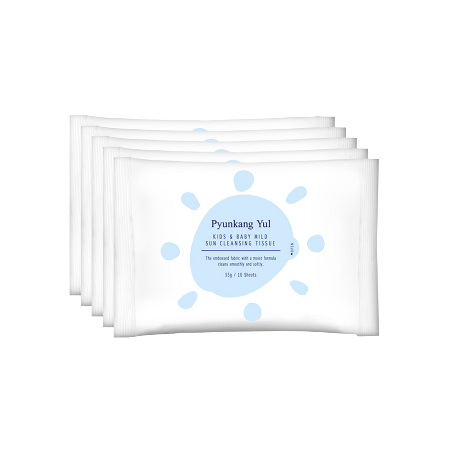PyunkangYul Kids & Baby Mild Sun Cleansing Tissue 10ea*5