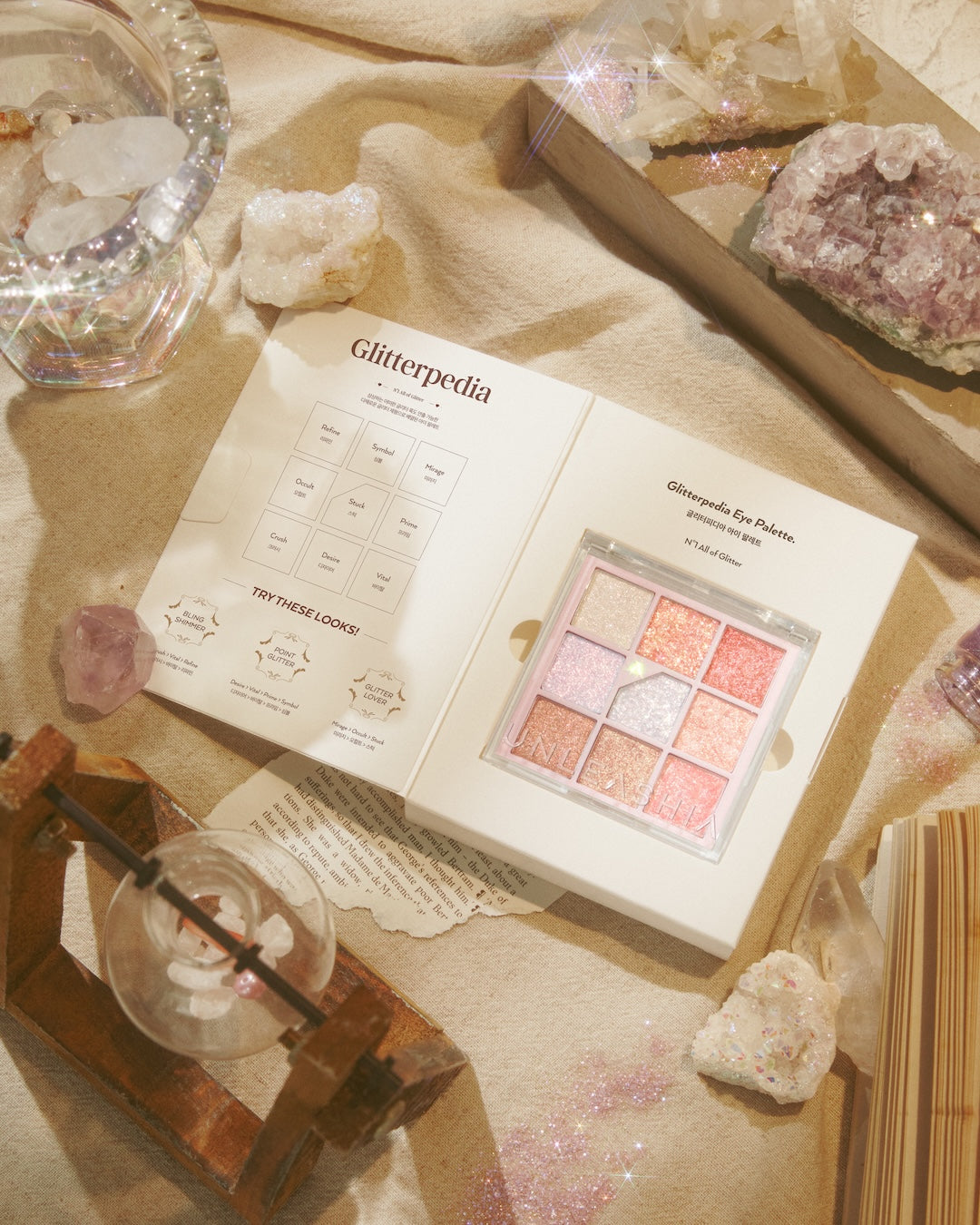 Unleashia Glitterpedia Eye Palette No.1 All of Glitter 6.2g