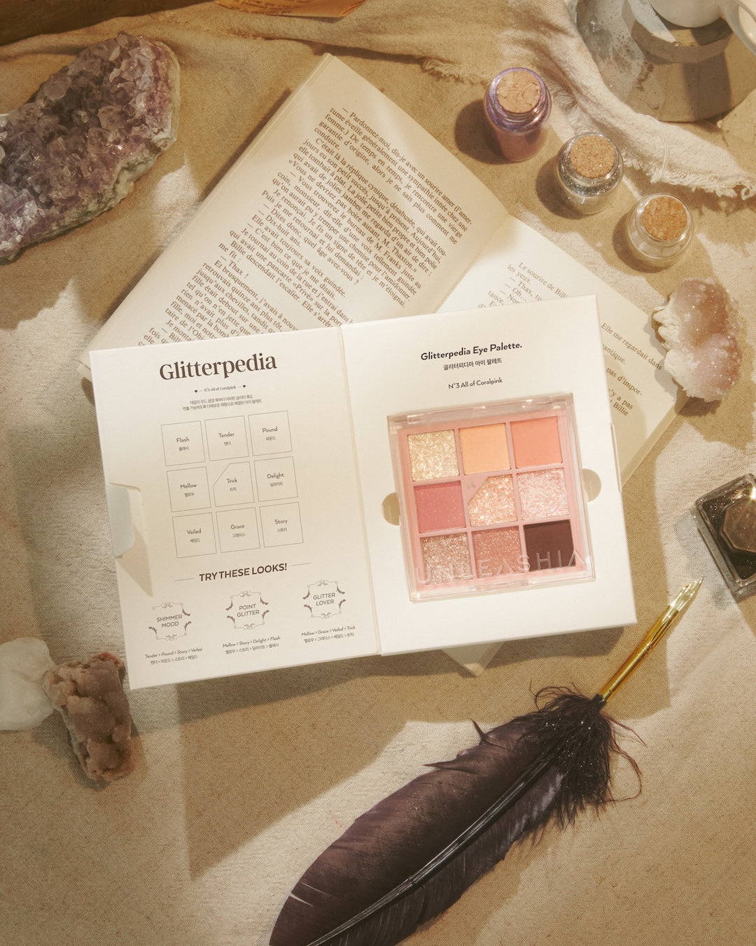 Unleashia Glitterpedia Eye Palette No.1 All of Glitter 6.2g
