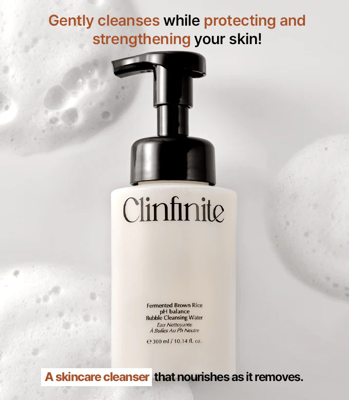 Clinfinite Fermented Rice Mild Acidic Bubble Cleansing Water 300ml