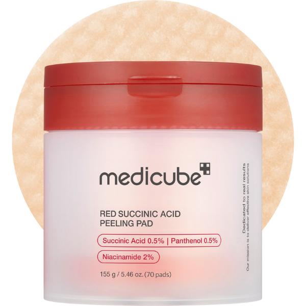 Medicube Red Succinic Acid Peeling Pads 70pcs