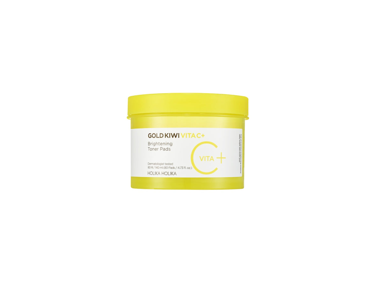 HolikaHolika Gold Kiwi Vita C Plus Brightening Toner Pad 80pcs