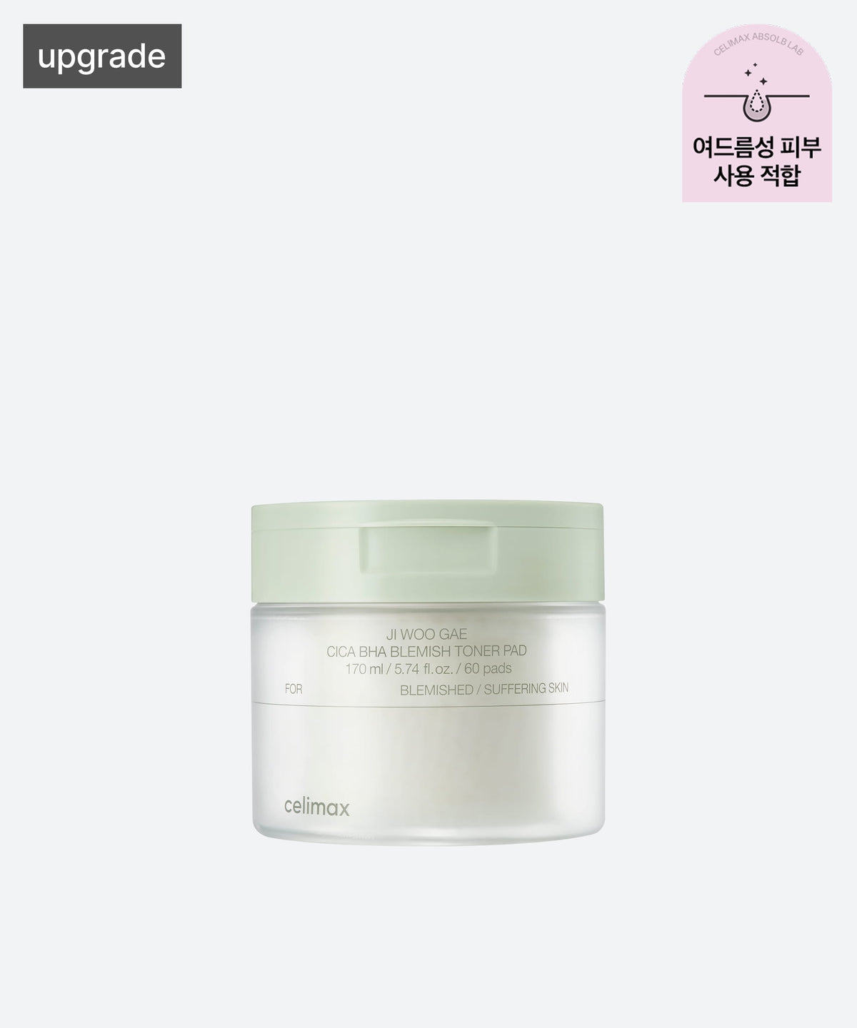 Celimax Ji Woo Gae Cica BHA Blemish Toner Pad 60pad