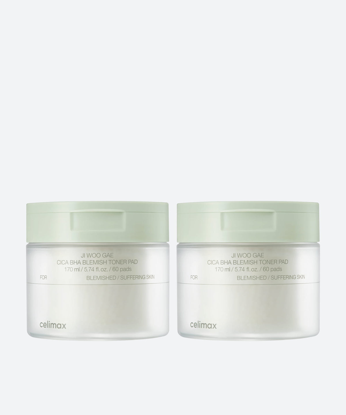Celimax Ji Woo Gae Cica BHA Blemish Toner Pad 60pad