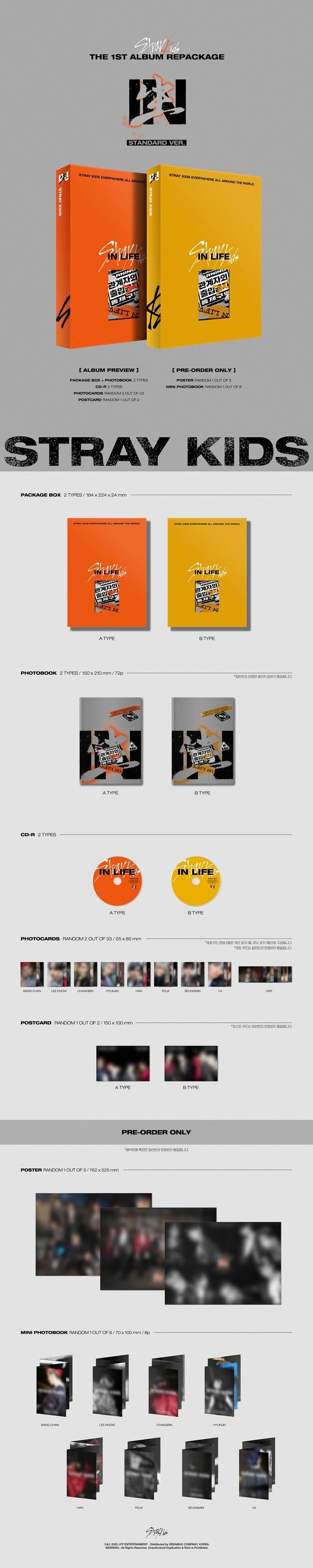 Stray Kids STRAY KIDS 1st Full Album Repackage IN生 (IN LIFE)