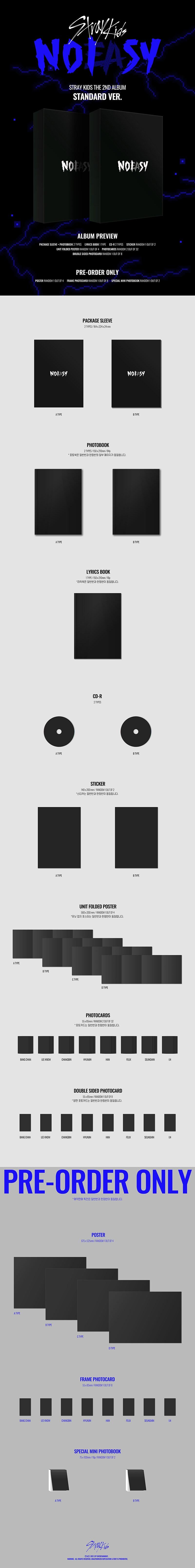 Stray Kids 2nd Full Album NOEASY