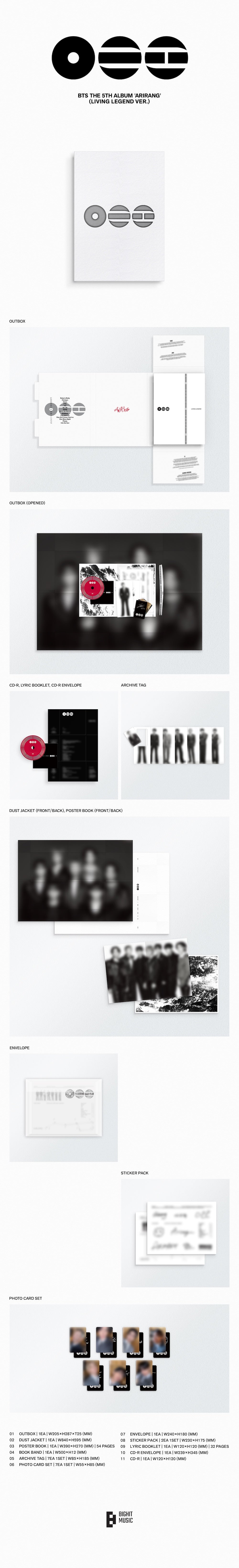 BTS BTS ARIRANG + ARIRANG (Living Legend Ver.) (SET)